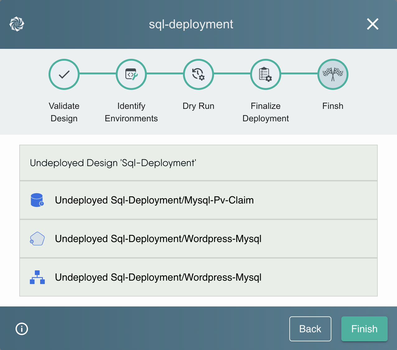 undeploying designs