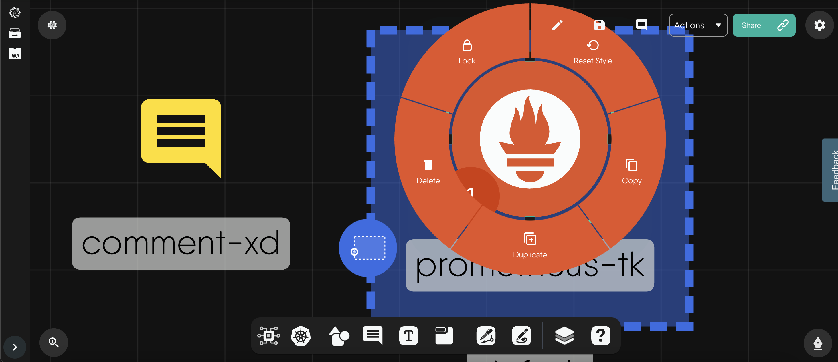 radial-menu